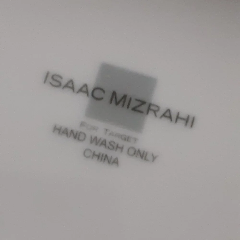 White Serving Platter by Isaac Mizrahi